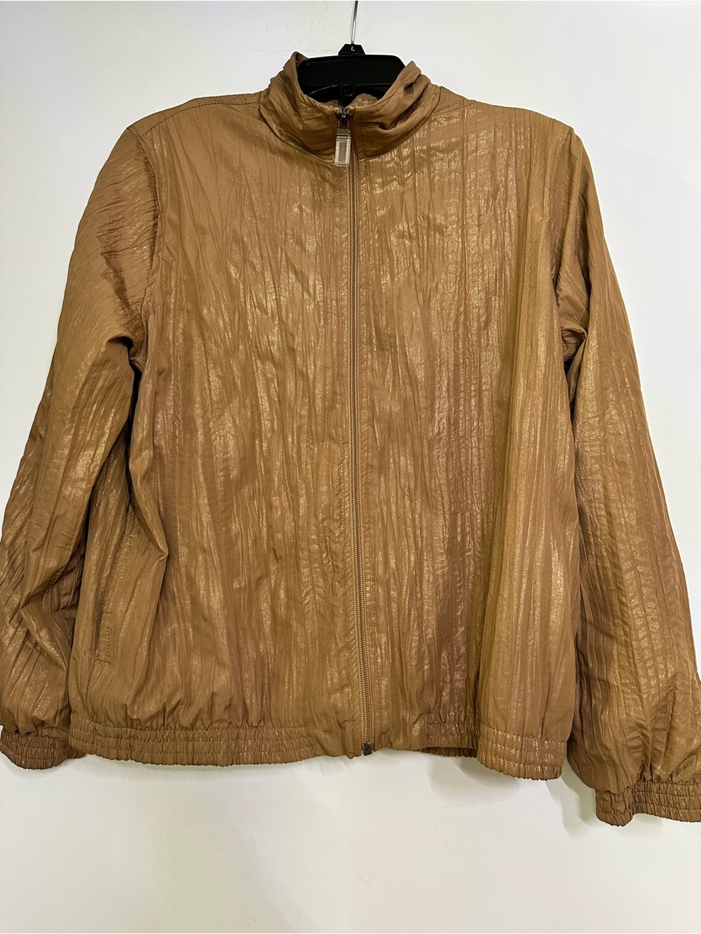 Vintage Koret Soort Lightweight Tan Women's Jacket - Zip Front